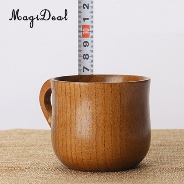 MagiDeal 11 Styles Jujube Wooden Handmade Water Coffee Mug Cup Tea Beer Juice Milk Mugs Drink 2