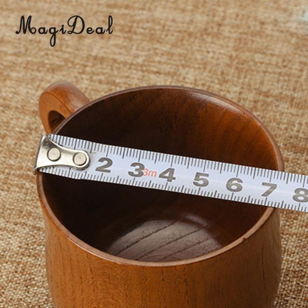 MagiDeal 11 Styles Jujube Wooden Handmade Water Coffee Mug Cup Tea Beer Juice Milk Mugs Drink 3